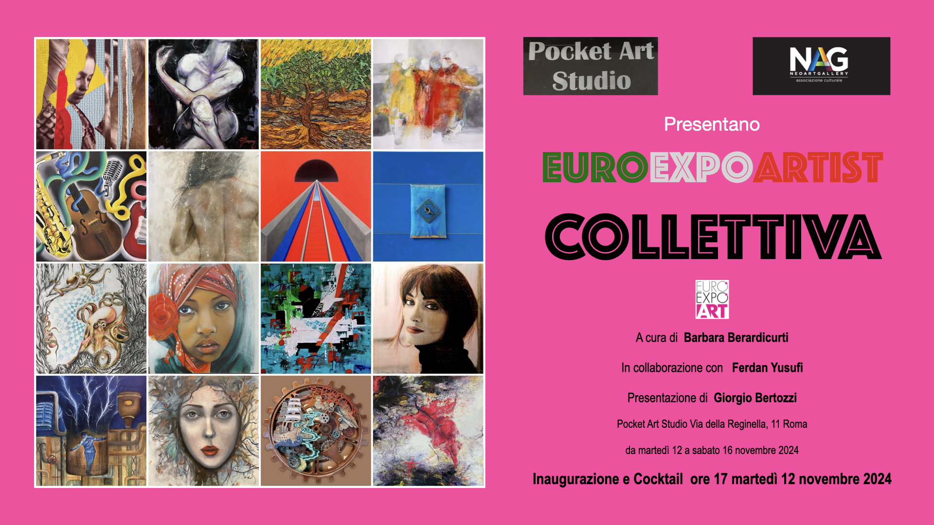 EUROEXPOARTIST COLLETTIVA Giorgio Bertozzi Invito Neoartgallery